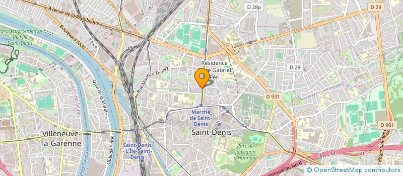 localisation de l'entreprise STE EDITIONS DIFFUSION NOVETLE à SAINT-DENIS