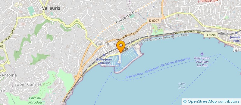 localisation de l'entreprise STE EFFATEC à VALLAURIS