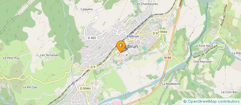 localisation de l'entreprise STE EMBRUNAISE DE PRESSE ET D'EDITION  EMBRUN