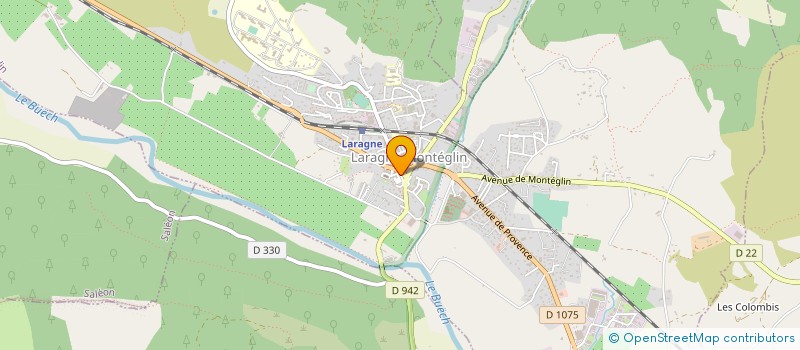 localisation de l'entreprise STE EN NOM COLECTIF ASTIER FRERES à LARAGNE-MONTEGLIN