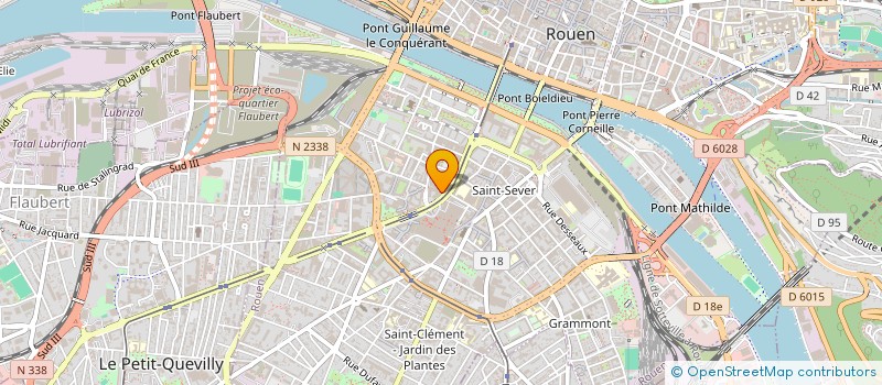 localisation de l'entreprise STE EN PARTICIP QUILLE B.  ROUEN