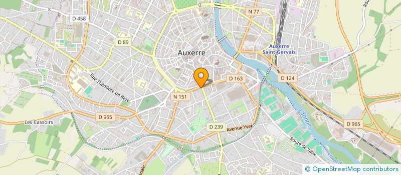 localisation de l'entreprise STE EN PARTICIPATION VITRY BOULARD à AUXERRE