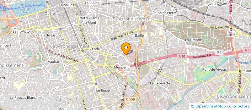 localisation de l'entreprise STE ENDO TECHNIC à MARSEILLE