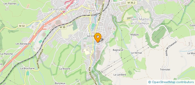 localisation de l'entreprise STE ENFANTS DU VIEUX CREUX à SAINT-CHAMOND