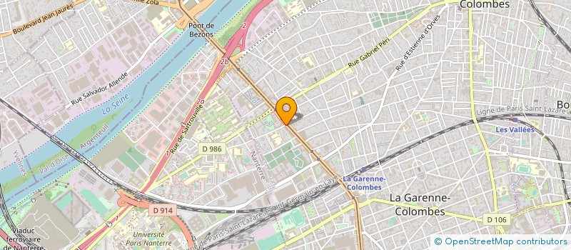 localisation de l'entreprise STE ENSEIGN CONDUITE AUTOMOB à COLOMBES