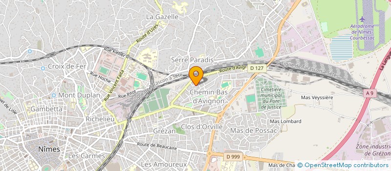 localisation de l'entreprise STE ENTREPRISES NIMOISES BATIMENT  NIMES