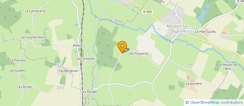 localisation de l'entreprise STE ERNOULT CHRISTOPHE à MOULINS SUR OUANNE