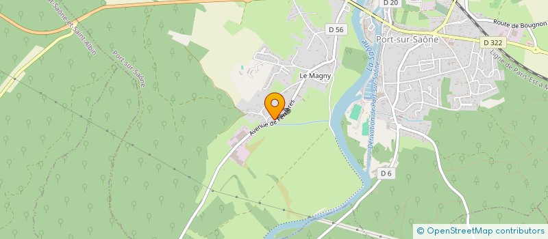 localisation de l'entreprise STE ETABLISSEMENT LALLEMAND MAURICE  PORT-SUR-SAONE