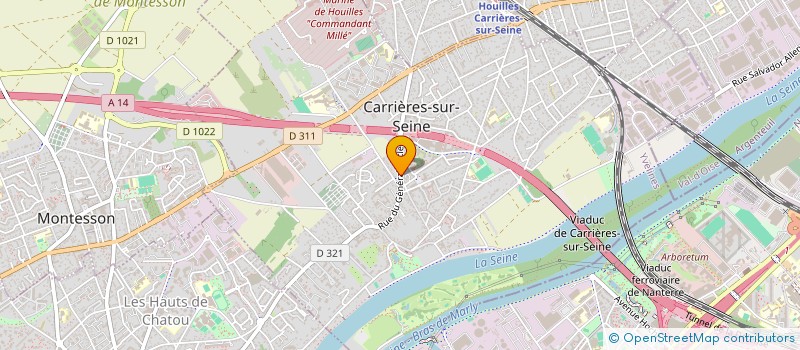 localisation de l'entreprise STE ETABLISSEMENTS DORNOIS  CARRIERES-SUR-SEINE