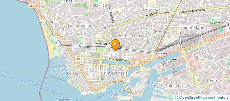 localisation de l'entreprise STE ETRANGERE HORST KURVERS GMBH à LE HAVRE