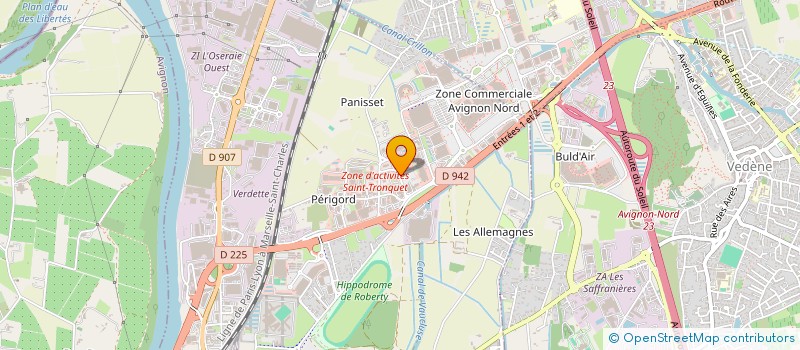 localisation de l'entreprise STE ETS BRUN  LE PONTET