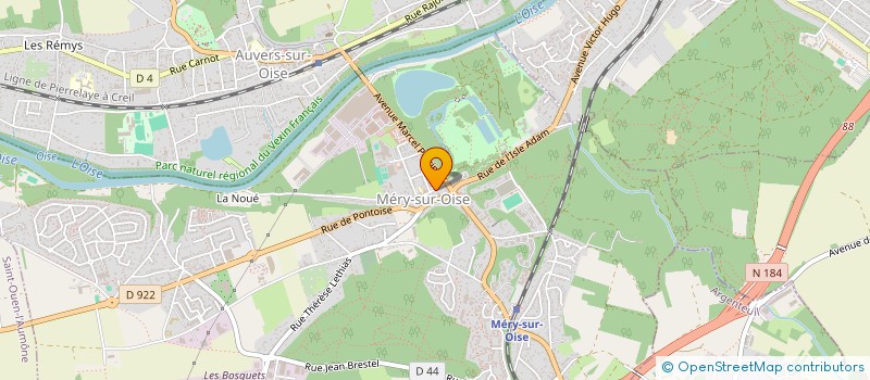 localisation de l'entreprise STE ETUDES DE COORDINATION ET PILOTAGE à MERY-SUR-OISE