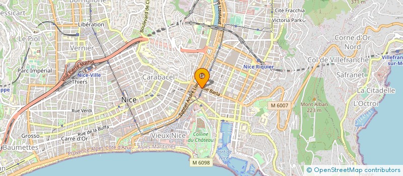 localisation de l'entreprise STE ETUDES DE RECHERCHE INDUST ET COMMER à NICE