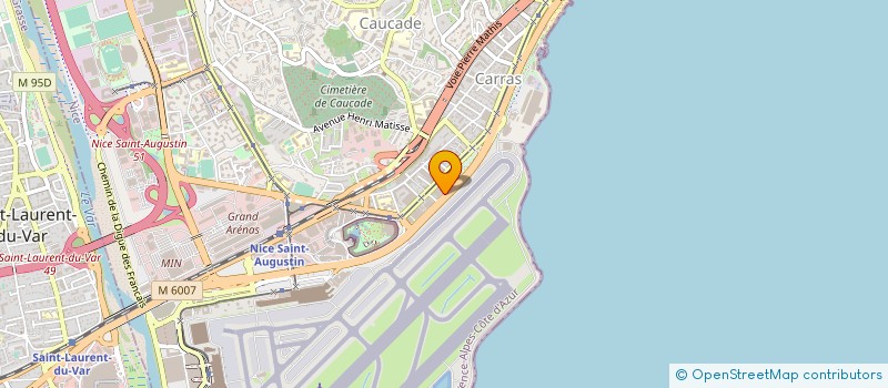 localisation de l'entreprise STE ETUDES FONCIERES IMMOBILIERES à NICE
