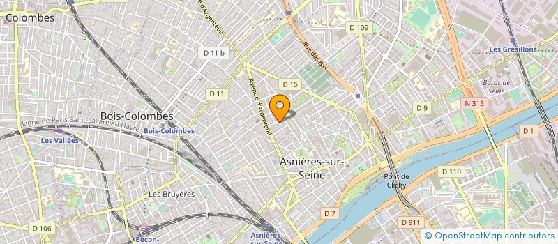 localisation de l'entreprise STE ETUDES PROCEDES PLASTIQUES à ASNIERES-SUR-SEINE