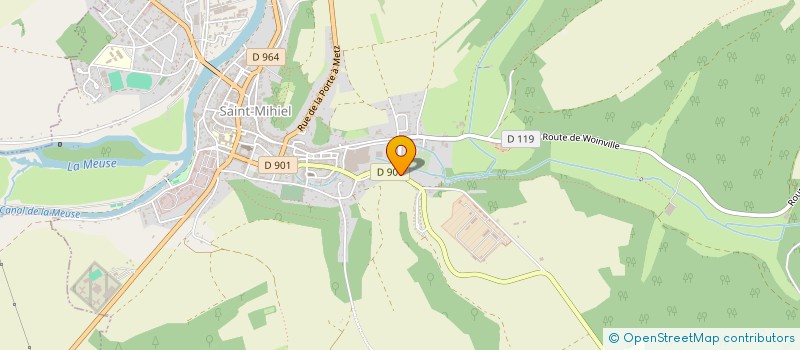 localisation de l'entreprise STE ETUDES REALIS GARNIT ETANC à SAINT-MIHIEL