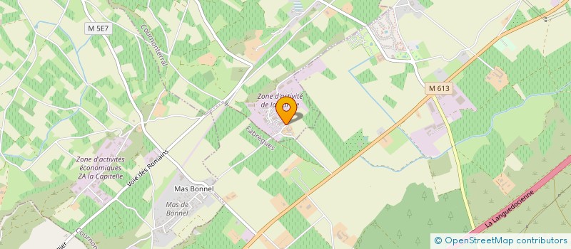 localisation de l'entreprise STE ETUDES REALISATION AMENAGEM.TERRIT. à COURNONTERRAL