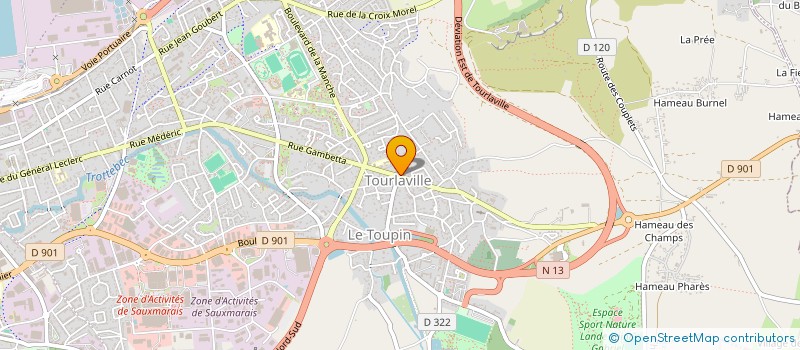 localisation de l'entreprise STE ETUDES REALISATIONS TUYAUTERIE INDUS à CHERBOURG-EN-COTENTIN