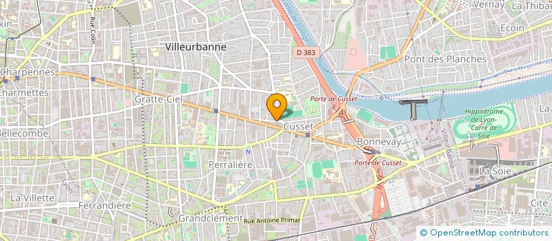 localisation de l'entreprise STE ETUDES & RENOVATION DU PATRIMOINE à VILLEURBANNE