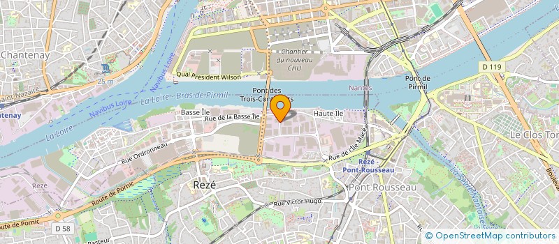 localisation de l'entreprise STE ETUDES TECHN APPLIC MECAN  REZE