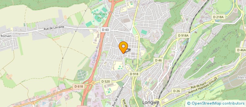 localisation de l'entreprise STE EUROFRET SARL à LONGWY