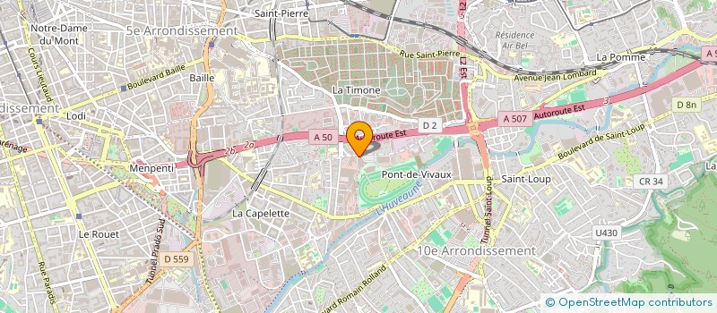 localisation de l'entreprise STE EUROP RENOV CONSTRUC AGENC MARCH BIE à MARSEILLE