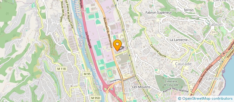 localisation de l'entreprise STE EUROPEAN COUNCIL OF INTER SCHOOL  NICE