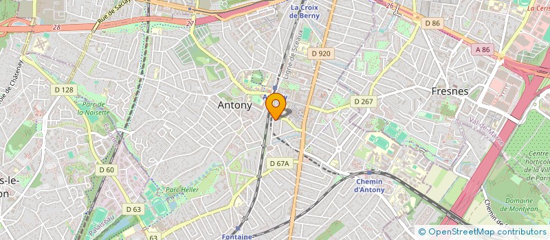 localisation de l'entreprise STE EUROPEENNE CONSEILLERS DIREC ENTRE à ANTONY