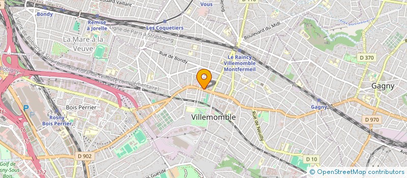 localisation de l'entreprise STE EUROPEENNE DEVELOP COMMERCIAL à VILLEMOMBLE