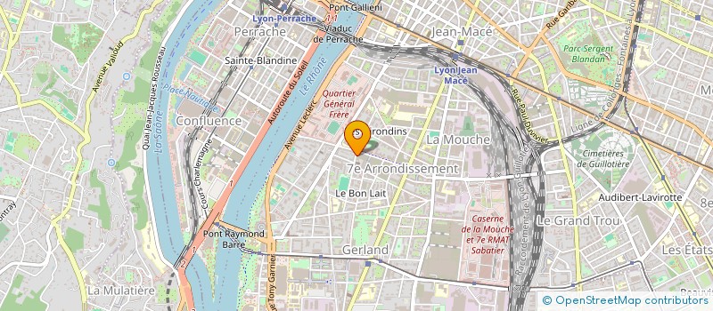 localisation de l'entreprise STE EUROPEENNE REDRESSEURS INDUSTRIELS à LYON