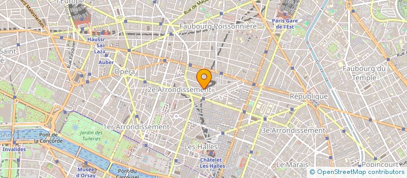 localisation de l'entreprise STE EVANGELIQUE DE PENTECOTE à PARIS