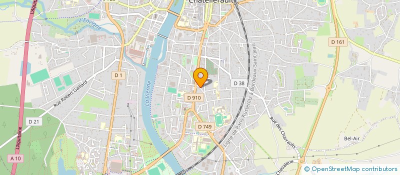 localisation de l'entreprise STE EVANGELISATION DE L OUEST à CHATELLERAULT