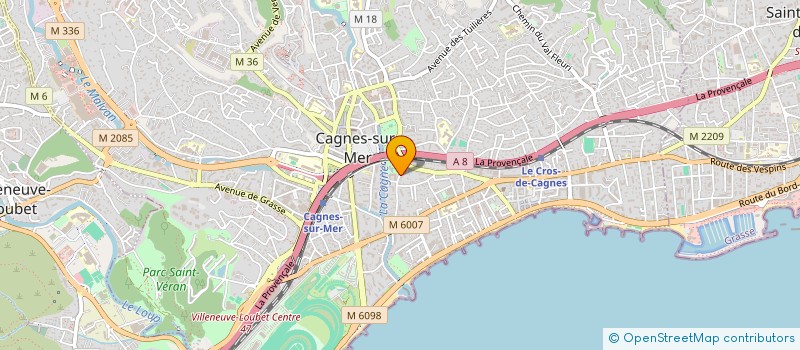 localisation de l'entreprise STE EXPERT COMPTABLE GROUPE EUROPE EXPER à CAGNES-SUR-MER