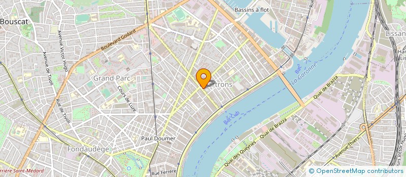 localisation de l'entreprise STE EXPERTISE COMPTABLE FABRE NOUTARY à BORDEAUX