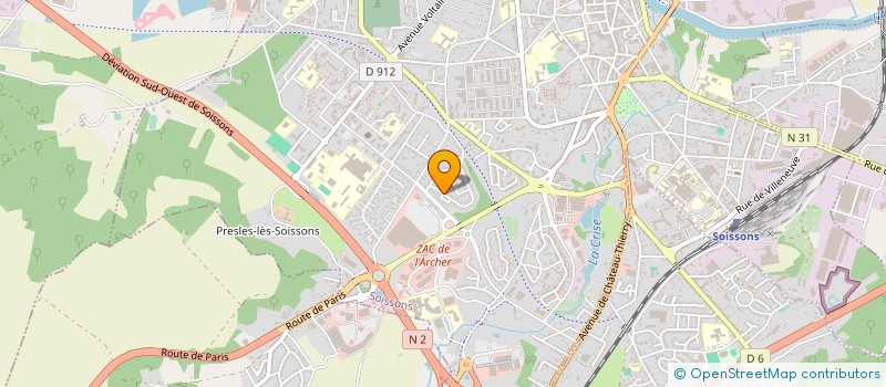 localisation de l'entreprise STE EXPL AGRI FERME DE CANIVET  MERCIN-ET-VAUX