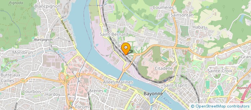 localisation de l'entreprise STE EXPL DEMENAGEMENT DESSE à BAYONNE