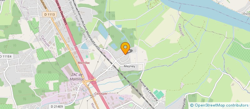 localisation de l'entreprise STE EXPL DES ETS DE BARROS  CADAUJAC