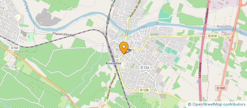 localisation de l'entreprise STE EXPL DES ETS EUGENE LHERITIER  RIVESALTES