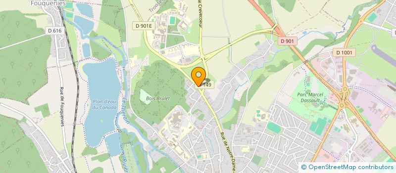 localisation de l'entreprise STE EXPL DES ETS HORREAU  BEAUVAIS