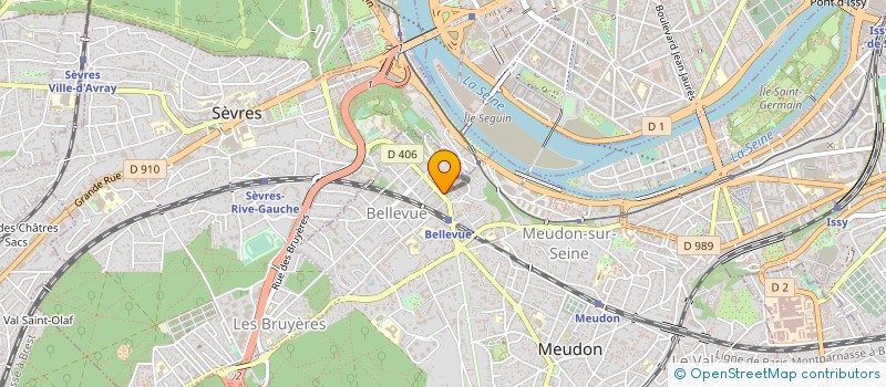 localisation de l'entreprise STE EXPL DES ETS L WACQUANT à MEUDON