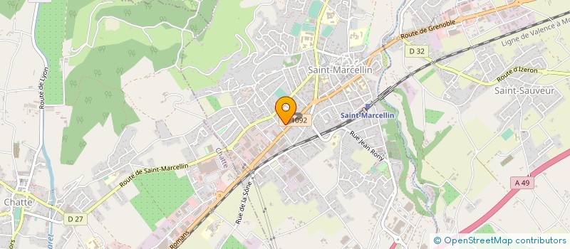 localisation de l'entreprise STE EXPL ENTREPRISE DAVID à SAINT-MARCELLIN