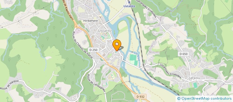 localisation de l'entreprise STE EXPL ENTREPRISE ETCHEVERRY  USTARITZ