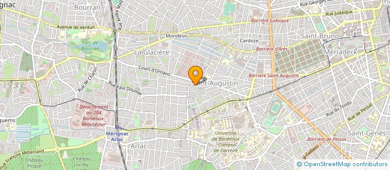 localisation de l'entreprise STE EXPL ETABL BLICKMANN  BORDEAUX