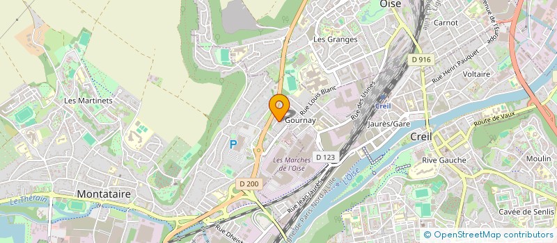 localisation de l'entreprise STE EXPL ETABLISSEMENTS PENNETIER à MONTATAIRE