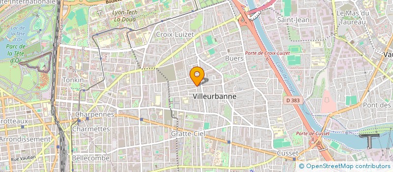 localisation de l'entreprise STE EXPL ETS DEVELAY ET FILS à VILLEURBANNE