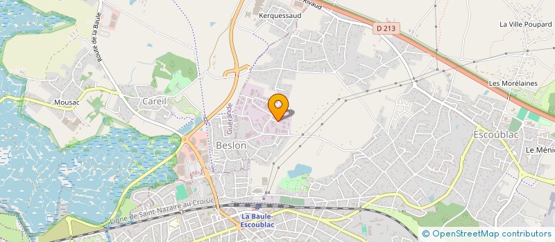 localisation de l'entreprise STE EXPL ETS ERNAULD VERT à LA BAULE-ESCOUBLAC