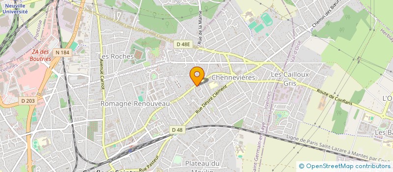 localisation de l'entreprise STE EXPL ETS GLADYS HOME à CONFLANS-SAINTE-HONORINE