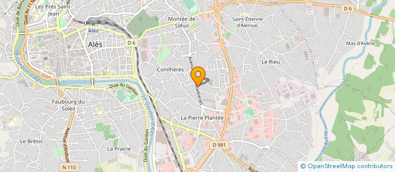 localisation de l'entreprise STE EXPL ETS IANETTI à ALES