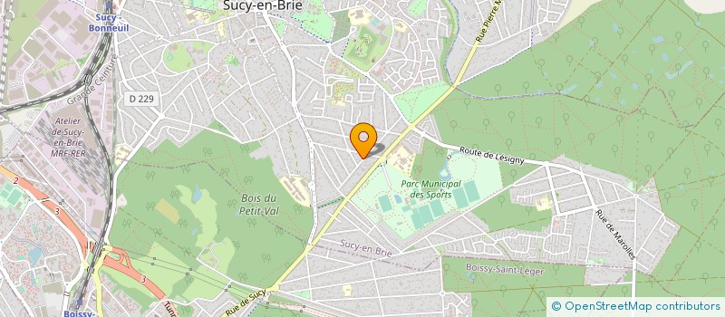 localisation de l'entreprise STE EXPL ETS J GOMEZ à SUCY-EN-BRIE