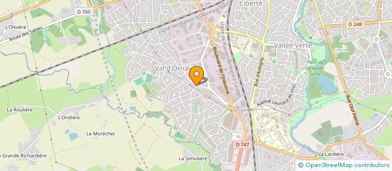 localisation de l'entreprise STE EXPL ETS JACQUES MANSARD à LA ROCHE-SUR-YON